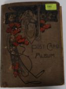 A good vintage early 20th century postcard album to include Gower, Cornwall, Newquay, Highalnds,