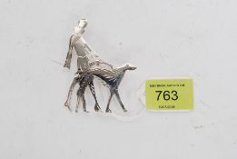 A white metal (stamped 925,