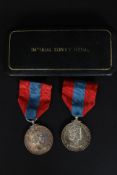 An Elizabeth Imperial Service Medal / Faithful Service Medal issued to Frank Ernest Warren complete