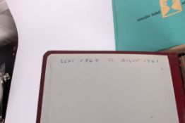 A colmplete run from the  1960-61 and 1961-62 seasons of Charles Buchans foootball magazines in