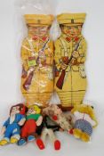 2x Samuel Finburgh rag dolls - made after 1915 patterns,