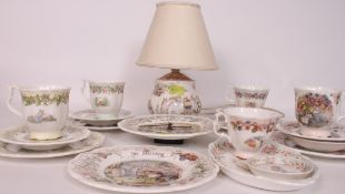 A good collection of Bramley Hedge china - to include a set of trios ' Four Seasons ' along with a
