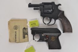 A 20th century sporting Rohm RG22S small starter pistol.