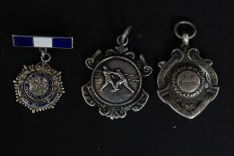 A GR Silver & Enamel Regimental Sweetheart Brooch by James Fenton.