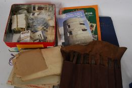 A mixed collection of ephemera to include assorted tea cards / collectors cards - cigarette cards