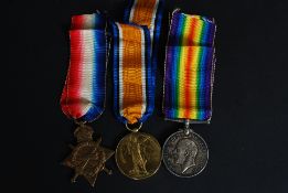A World War One / medal group trio ( Victory Medal & Great War 1914-1918 Medal together with