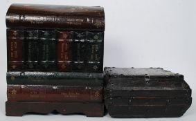 A large pewter two handled plate warmer,