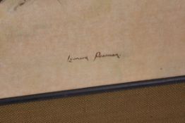 Pearman, Leonard; original retro print of a tiger by Leonard Pearman in a good original retro frame.