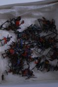 A quantity of Victorian lead flat soldiers,
