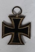 A German Nazi WWII Second World War Iron Cross, 2nd class, Dated 1813 & 1939.