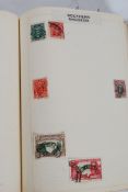 A good vintage stamp album, to include penny 1d reds, nazi stamps,