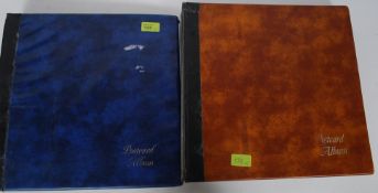 2x postcard albums, each filled with views of British churches.