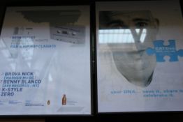 A large quantity of framed and glazed limited run photos by a local Bristol artist