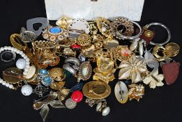 A vintage jewellery box, decorated with a fairy,