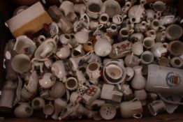 A huge quantity of vintage Arcadian (and other makes) crested china.