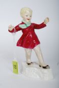 A Royal Worcester figurine entitled ' January ' modelled by F.