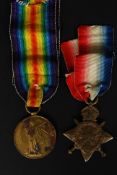 A World War One / medal group pair ( Victory Medal & 1914-1915 Star) .