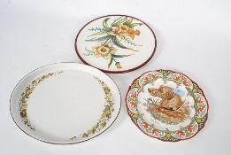 An early 20th century Wedgwood Ethuria cabinet plate.