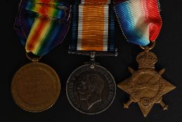 A World War One / medal group trio ( Victory Medal & Great War 1914-1918 Medal together with