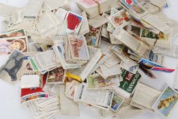 A collection of cigarette cards