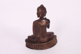 A 20th century bronze / metal figure of an Indian god,