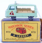 MATCHBOX LESNEY; An original vintage Matchbox Lesney 21 Milk Delivery Truck Commer Bottle Float.