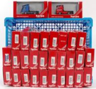 HERPA; A collection of 30x Herpa 1:76 scale diecast model advertising lorry cabs.