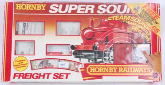 HORNBY; Hornby 00 gauge Super Sound Freight Set - boxed railway trainset,