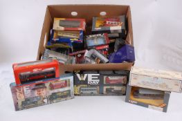 DIECAST: A good assortment of assorted boxed diecast model cars and vehicles to include Corgi