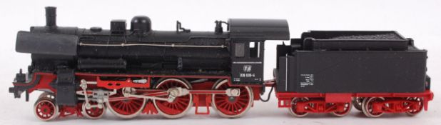 LILIPUT; Original Liliput HO gauge 038039-4 railway trainset locomotive and tender. Unboxed.