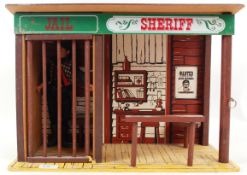 THE LONE RANGER; An original Marx Toys Lone Ranger ' Sheriff's Jail ' playset.