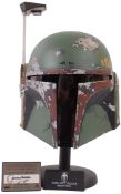 MASTER REPLICAS 1:1 SCALE STAR WARS HELMET; Boba Fett, Signature Edition. Limited Edition No.