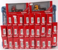 HERPA; A collection of 30x Herpa 1:76 scale diecast model advertising lorry cabs.