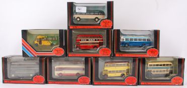 EFE; 8x Exclusive First Editions ( EFE ) 1:76 scale diecast model buses,