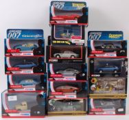 CORGI JAMES BOND; A collection of 14x Corgi James Bond diecast models, comprising of; Aston Martin,