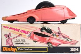 DINKY; An original Dinky diecast Pink Panther 354 model vehicle, within the original box.
