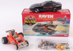 MASK; A collection of vintage retro Kenner MASK toys,