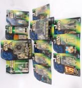 STAR WARS; A collection of Star Wars Kenner 12x Power Of The Force carded action figures,