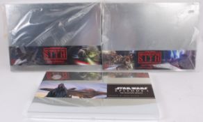 STAR WARS ARTWORK; A collection of 3x Star Wars Artwork sets,