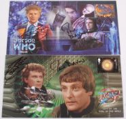 DOCTOR WHO / BLAKE'S 7: Two original limited edition Doctor Who / Blake's 7 crossover First Day