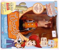TOY STORY; A Thinking Toy Woody's Roundup pull string Woody doll / action figure.