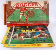 FOOTBALL; 2x vintage football games, the first being Chad Valley Soccer,