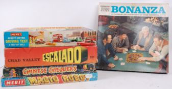 GAMES; A collection of 5x vintage board games, comprising of; Merit Driving Test, Escalado,