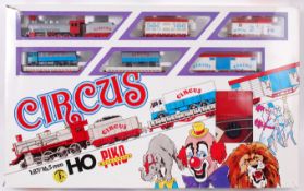 PIKO; An original Piko HO 1:87 Gauge boxed railway trainset ' Circus ' set within the original box.