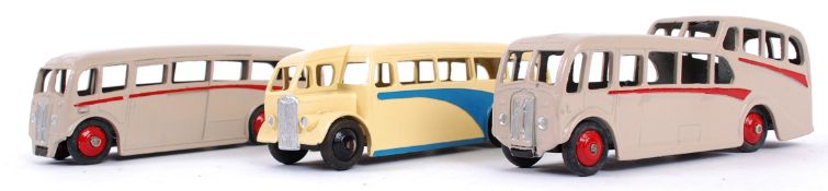 DINKY; 29e single decker diecast coach, along with 280 Observation Coach, and 281 Luxury Coach.
