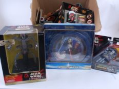 STAR WARS; A large quantity of assorted mixed Star Wars toys / games / accessories,