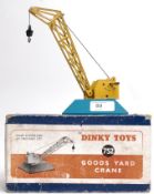 DINKY: An original vintage Dinky diecast model Goods Crane No.