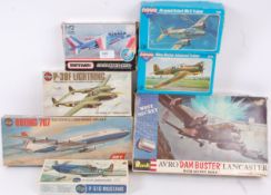 MODEL KITS; A collection of 7x vintage plastic model kits, comprising of; Matchbox,