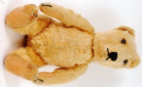 A 1950's BLONDE MOHAIR STEIFF TEDDY BEAR; An original c1952 9