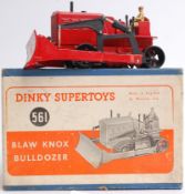 DINKY; An original Dinky model diecast vintage Blaw Knox Bulldozer,
